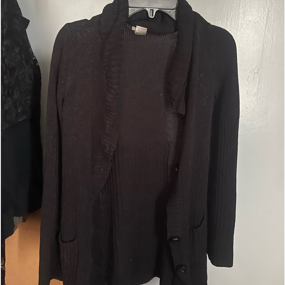 button up sweater